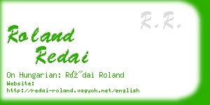 roland redai business card